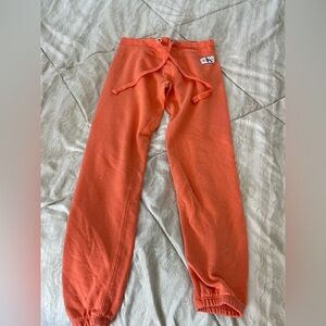 Calvin Klein Jeans woman’s Vibrant Orange Joggers